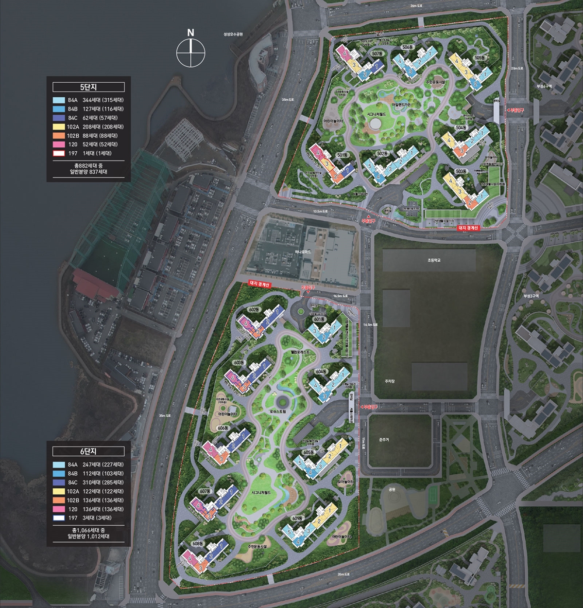 천안_성성동_아이파크시티_5단지_6단지_모델하우스_단지배치.jpg